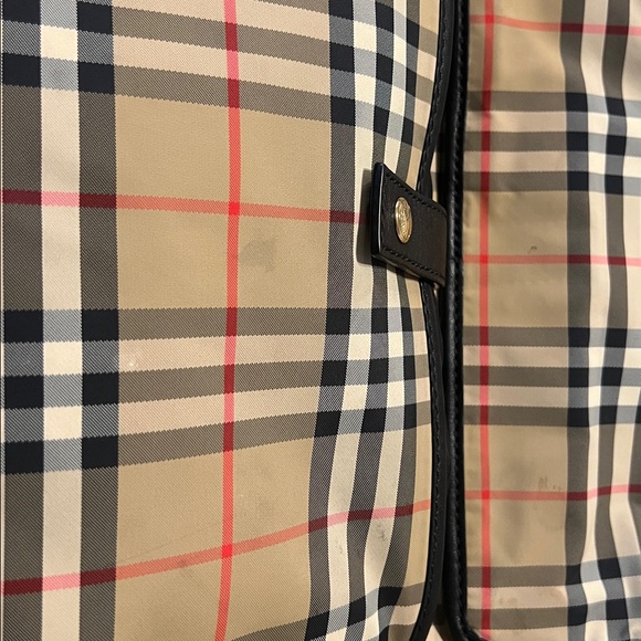 Burberry Beige and Black Check Kids Bag - Picture 8 of 9